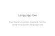 Language and the Law by Paul Danon, UK