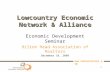 Lowcountry Economic Network's Presentation to Hilton Head Island Area Association of Realtors