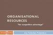 Organizational Resources (Jenis-Jenis Sumber Daya Organisasi)