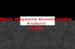 Anlysis for questionnaire