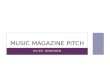 Pitch for magazine