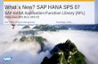 HANA SPS07 App Function Library