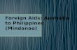 FOREIGN AID: Australia to Philippines