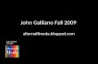 John Galliano Fall 2009