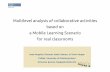 Multilevel analysis of collaborative activities based on a Mobile Learning Scenario for real classrooms