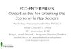 Eco enterprises opportunity for greening economy in key sectors