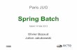 Spring Batch ParisJUG