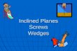 Inclined Planes Screws Wedges