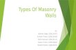 Types of masonry walls