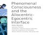 Phenomenal Consciousness and the Allocentric-Egocentric Interface