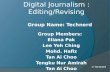 Digital Journalism: Editing / Revising by Technerd