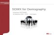 Sdmx and Demography