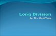 Long division tutorial
