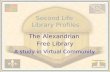 AlexLib - Study in Virtual Communities