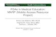 PDAs in Medical Education: MARP (Mobile Access Resource Project)