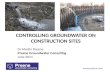 Controlling Water On Construction Sites
