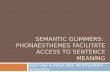 Semantic Glimmers: CSDL9