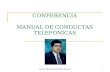 Manual De Conductas TelefóNicas