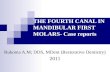 The fourth canal in mandibular first molars  case