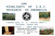 0814 Some Highlights of SRI Research in Indonesia