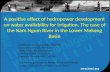 A Positive Effect of Hydropower Development on Water Availability for Irrigation