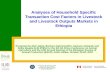 Analyses of household specific transaction cost factors in livestock and livestock outputs markets in Ethiopia