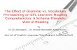 The Effect of Grammar vs. Vocabulary Pre-teaching on EFL Learners’ Reading Comprehension