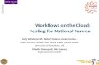 Wolstencroft K - Workflows on the Cloud: scaling for national service