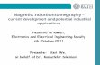 Kent Wei - Magnetic Induction Tomography Current Development and Potential Industrial Applications
