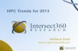HPC Trends for 2013
