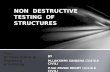 Non destructive testing of structures