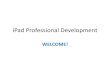 iPad professional development