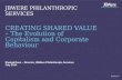 Creating Shared Value - the Evolution of Capitalism and Corporate Behaviour