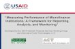 Framework for Measuring MFI