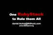 One RubyStack to Rule them All
