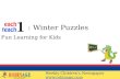 Fun Learning For Kids : Winter Puzzles