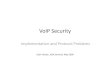 VoIP security: Implementation and Protocol Problems