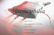Bio chem presentation on hemophilia