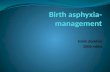 Birth asphyxia management