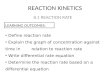 8.1 reaction rate