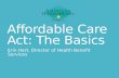 Affordable Care Act - The Basics