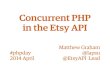 Concurrent PHP in the Etsy API