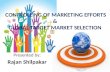 controlling marketing effort & global market selection