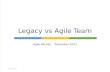 Legacy vs Agile Team