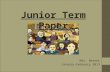 Junior term paper class 2