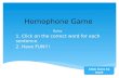 Stacy Homophone Game