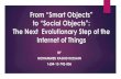 From Smart Objects to Social Objects