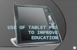 Tablet PCs in Education