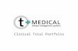 t+ Medical Ltd - Clinical Trial Portfolio