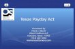 Texas  Payday  Act